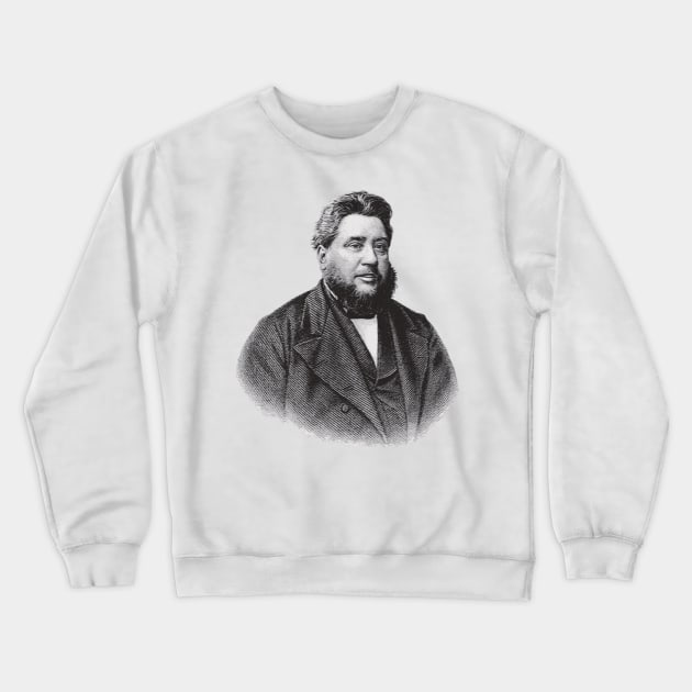 Charles Haddon Spurgeon Edit Crewneck Sweatshirt by Beltschazar